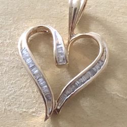 10kt Dije De Oro 🤍 Sólido Con Diamantes 💎 