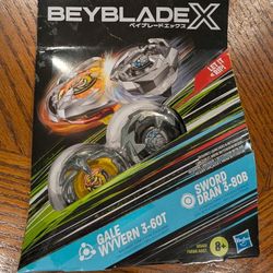 Beyblade x Wyvern and Dran sword duel pack