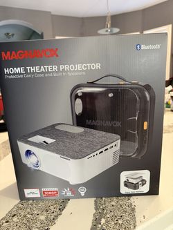 NEW SEALED Magnavox MP603 Home Theater Projector + Bluetooth Speaker