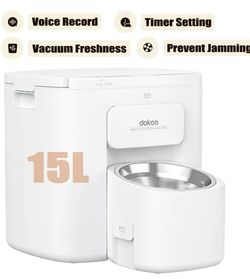 Automatic High Capacity Dog Feeder 15L