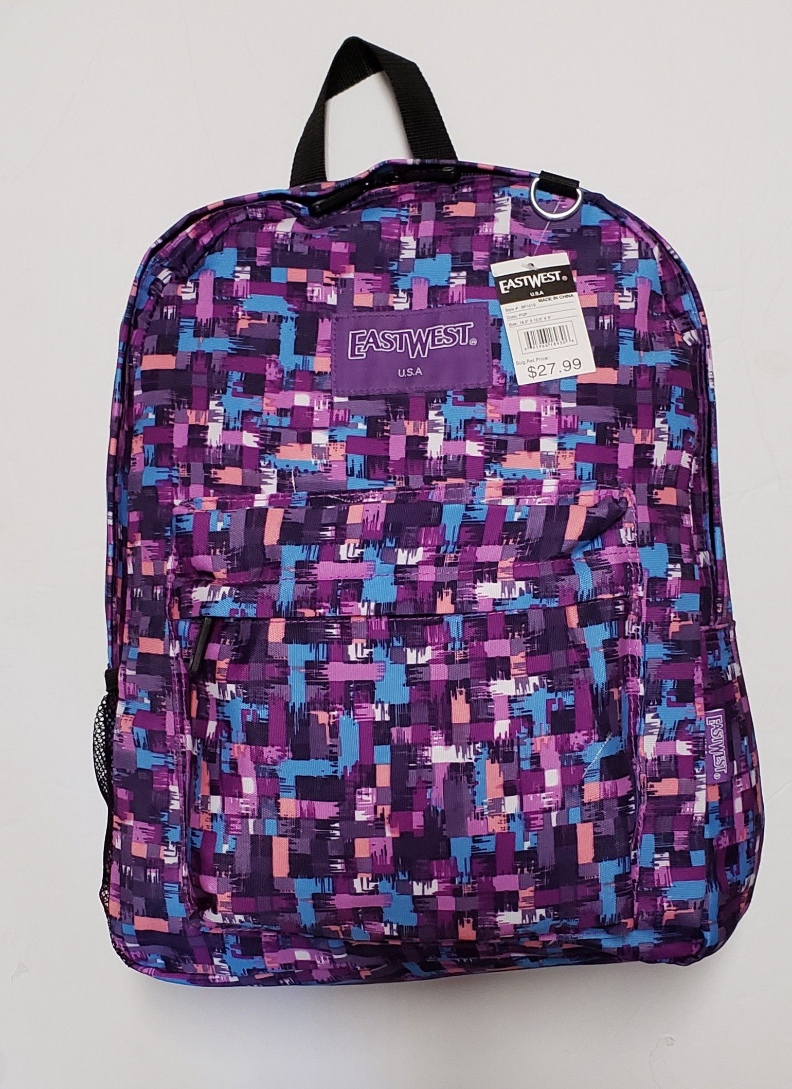 NEW! Purple Regular Size Backpack For School/Traveling/Work/Gym/Everyday Use $9