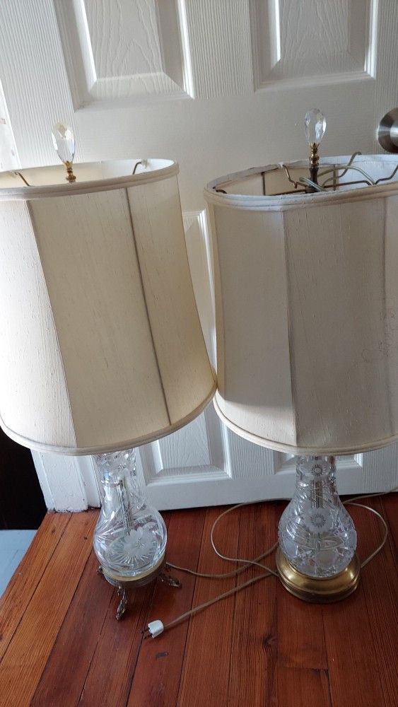 Vintage Glass Lamps