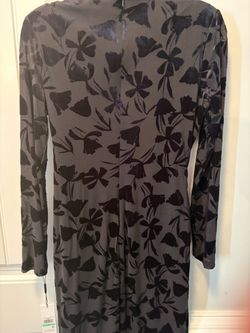 Long Sleeve Floral Print Dress