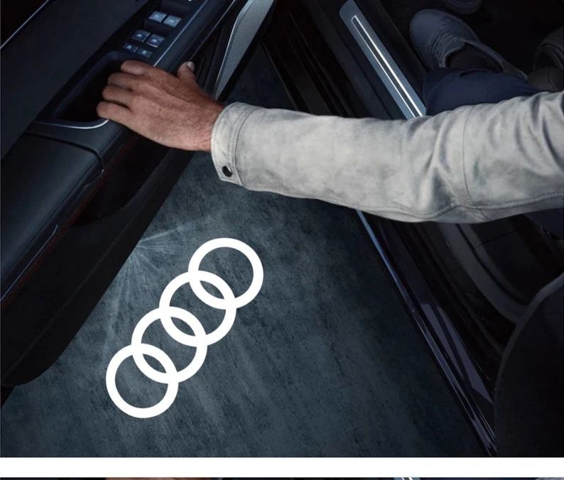 AUDI BEAM RINGS PUDDLE LIGHT'S NEW OEM MSRP $200