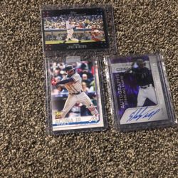  Baseball cards All 3 For 25$