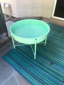 IKEA KULTURSKOG light green plant stand