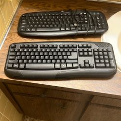 One Onn Wired Keyboard And One Gear Head Wireless Keyboard