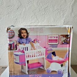 My Doll Nursery & Buggy Set 6 Accessories Toy Set
