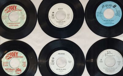 1990s ASSORTED SPANISH LATIN GENRES 45 Lot of 23 average NM-