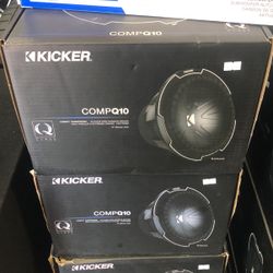 Kicker CompQ 10 On Sale Today for 219.99 Come And Get The Deals