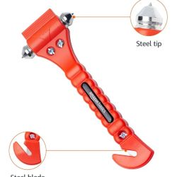 Emergency Seat Belt Cutter and Window Hammer Tool, Car Accessories