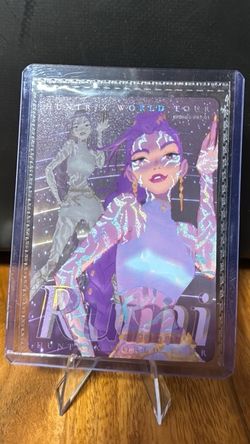 Huntrix World Tour Rumi Trading Card