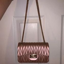 Rose Gold Cross Body Bag