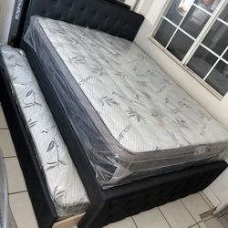 New Full Size Bed/twin Under