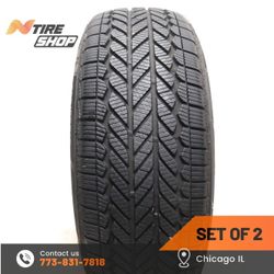 Set of 4 Used  8.5/32    205/55R16  91V  Bridgestone  WeatherPeak