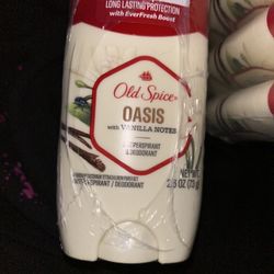 3 PACK OLD SPICE DEODORANT OASIS WITH VANILLA NOTES ANTIPRESPIRANT