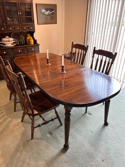 Solid Wood Dining Table Set