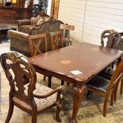 Norwich Dining Room Set Dining Table 4 Side Chairs 