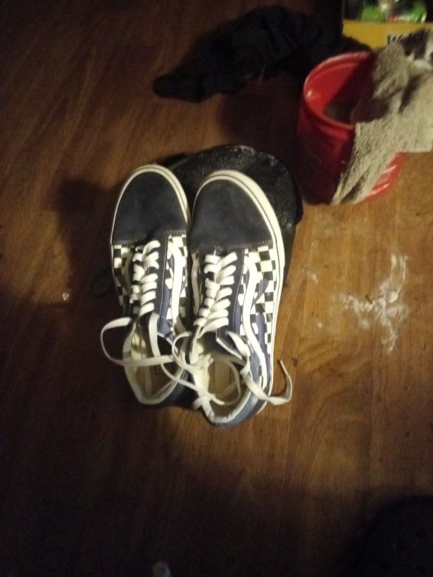 Vans Man Shoes Low Top Black Sizes 10