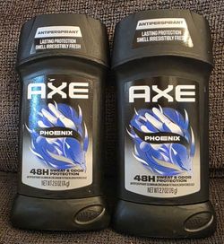 (2) AXE Antiperspirant For Men 48 Hour Sweat And Odor Protection For Long Lasting Freshness Phoenix Crushed Mint & Rosemary Men's Deodorant, 2.7 oz