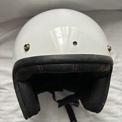 Bell Custom 500 Motorcycle Helmet XL White. 