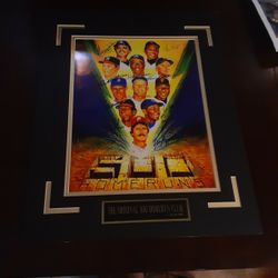 500 Home Run Auto Lithograph