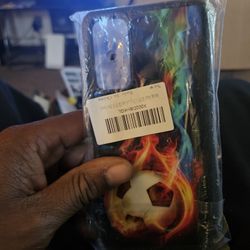 Samsung S20 FE Cover Case Compatible with Samsung Galaxy S20 FE 5G (Fire Soccer)