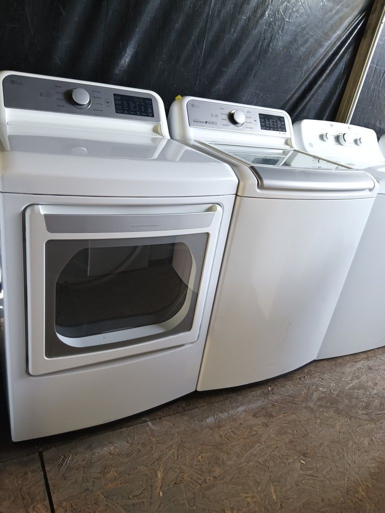 L/G Top Load Washer And Dryer Set Both Works Good 👍