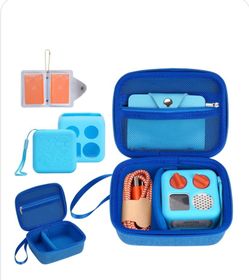 YouKnow Hard Case And Silicone Cover For Yoto Mini Player (Blue)