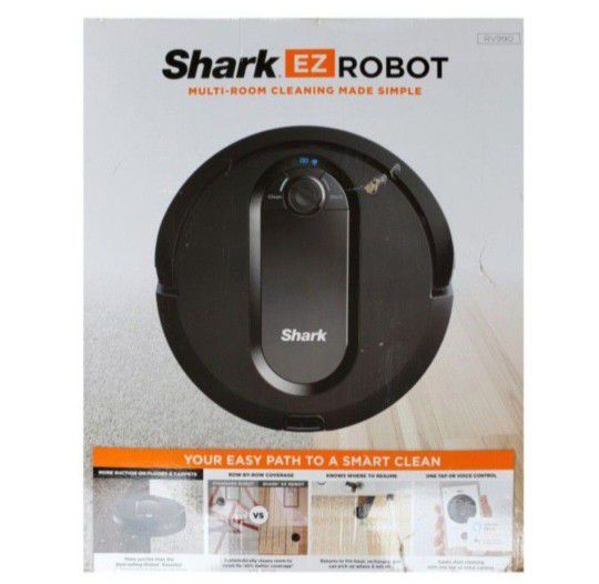 SHARK EZ Robot Vacuum Powerful Suction, Wi-Fi, Carpets & Hard Floors (Model: RV990)