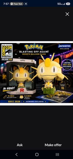 SDCC Pokemon Meowth Rare