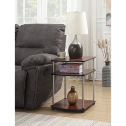 Brand New in Box Cherry No Tools End Table