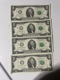 2$ Starnote Bills
