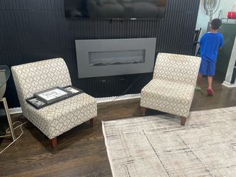 2 accent chairs
