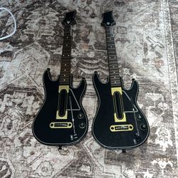 2x Guitar Hero Live Wireless Guitars Playstation Xbox WiiU - No Dongle