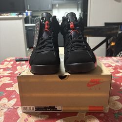 Air Jordan 6 Retro Black/Infrared – DEADSTOCK – Size 9 – Unreleased Feb