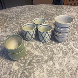 8 Pc Tea Cup Set