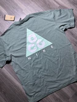Nike ACG Men's Large Max90 T-Shirt Green Dri-Fit Loose Fit NWT NOS