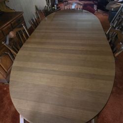 Temple Stuart Dinning room Table w/ 6 chairs