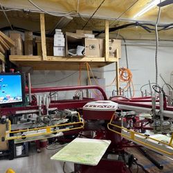 Anatol Titan M Series Screen Printing Machine Press 8 Heads
