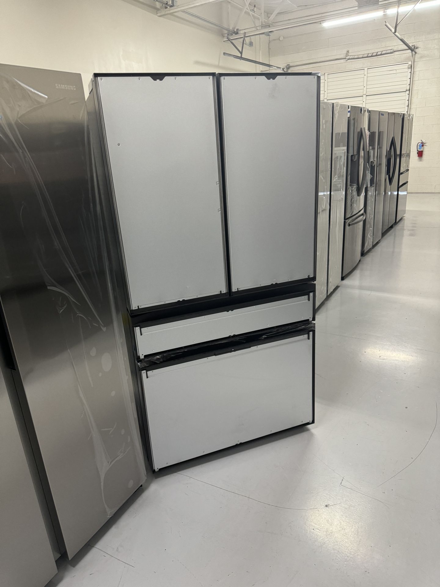 New 4 Door Fridge Bespoke Double Drawer Water Ice Panel Ready 1 Year Warranty