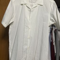 Uniqlo Mens Short Sleeve Button Down