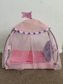 American Girl WellieWishers Doll Tent Pink Purple