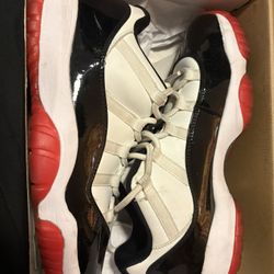 Jordan 11 Lows Cherry Red, Size 12