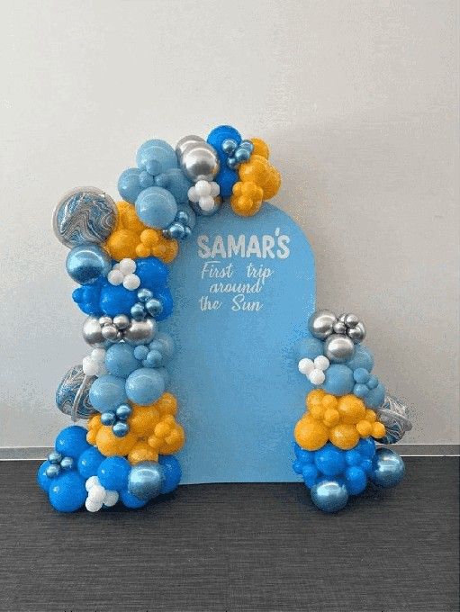 Make Special Events with Classy Balloon Displays floor husband