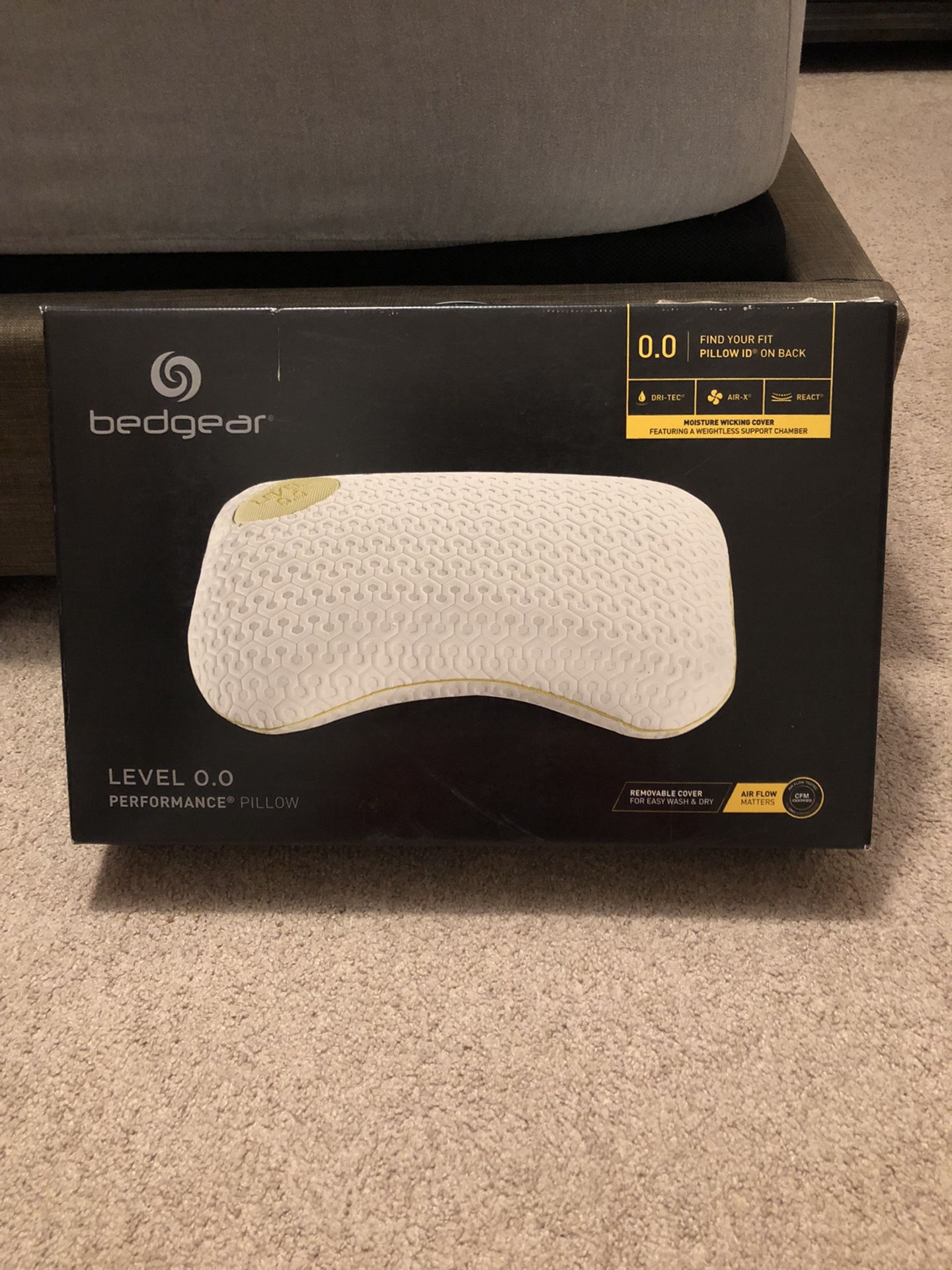 NEW! Bedgear Level 0.0 Performance Pillows