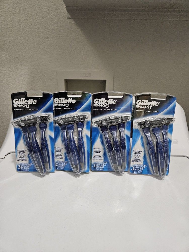 Gillette Mach 3 Razors Bundle