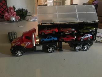 Diecast transporters truck hot wheels used condition