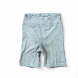 Free People movement gray heather biker shorts