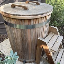 Polar Monkeys Cold Plunge System – Barrel, Chiller, Steps & Insulated Cover